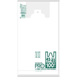 日本サニパック Y-8H レジ袋 乳白 45/ ...の商品画像