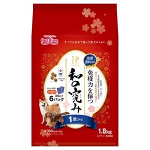 JPスタイル和の究み 小粒 1歳から 1.8kg(300g×6) ペットライン 返品種別B｜joshin