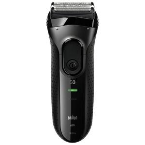 ブラウン メンズシェーバー［電気シェーバー］(3枚刃)(ブラック) BRAUN Series3(シリーズ3) 3020S-B-P1 返品種別A｜joshin