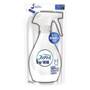 ファブリーズダブル除菌 無香料 アルコール成分入り つめかえ 320ml P＆GJapan 返品種別A｜joshin