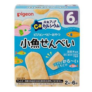 元気アップカルシウム 小魚せんべい 24g(2枚×6袋) ピジョン (6ヵ月〜) 返品種別B｜joshin