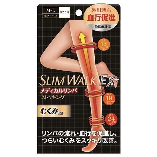 スリムウォーク メディカルリンパストッキング M-L ピップ 返品種別A