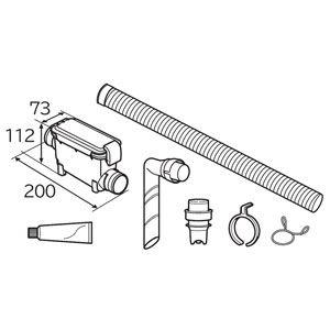 日立 糸くずボックス 風アイロン搭載機種用(内面フラットホース) HITACHI WLB-5 返品種別A｜joshin