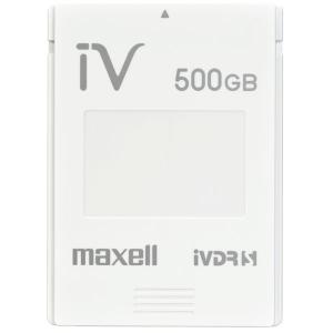 マクセル iVDR-S規格対応リムーバブル・ハードディスク 500GB簡易包装パック ホワイト M-VDRS500G.E.WH.K2 返品種別A
