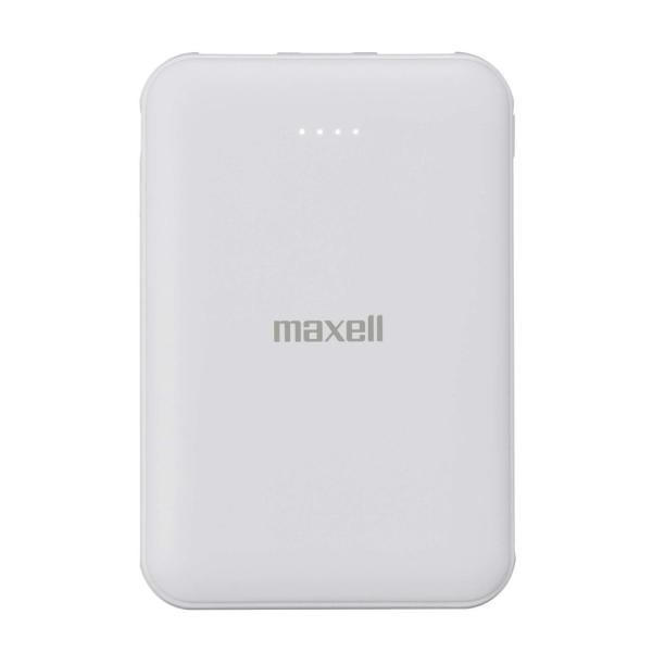 マクセル USB Type-C対応モバイル充電バッテリー 5000mAh(ホワイト) maxell ...