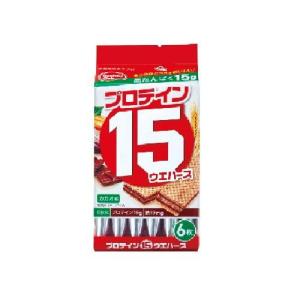 6枚プロテイン15ウエハースカカオ ハマダコンフ...の商品画像