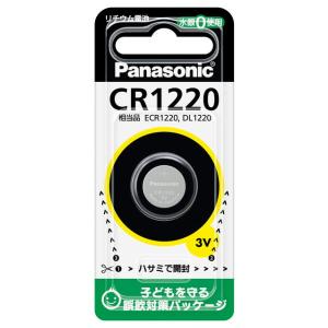 パナソニック リチウムコイン電池×1個 Panasonic CR1220 CR1220P 返品種別A｜joshin