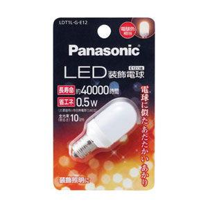 パナソニック LED装飾電球 ナツメ球 0.5W(電球色相当) Panasonic T形タイプ LD...