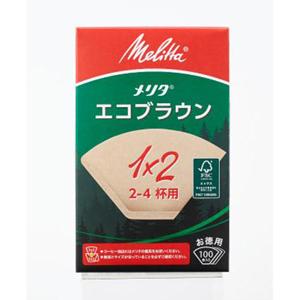 メリタ フィルターペーパー Melitta エコブラウン PE-12GBN 返品種別A｜joshin