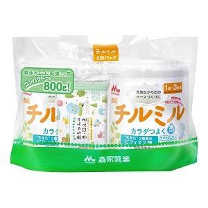 チルミル 2缶 800g×2 森永乳業 (1歳〜3歳) 返品種別B : 4902720144988