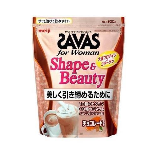 ザバス(SAVAS) フォーウーマン シェイプ＆ビューティ チョコレート風味 900g 返品種別B ...