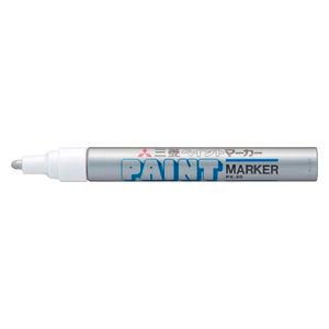 三菱鉛筆 ペイントマーカー 中字丸芯(銀) PAINT MARKER PX20.26 返品種別A