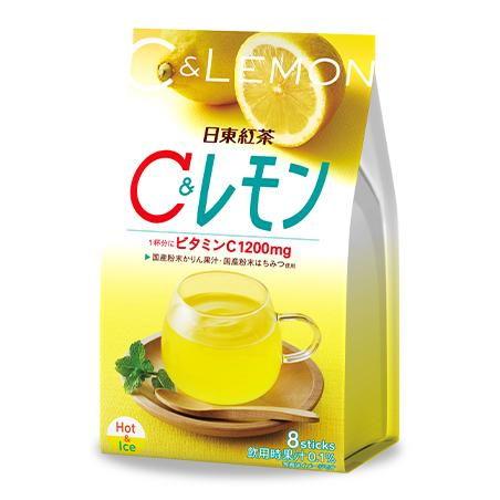 日東紅茶 C＆レモン 8本 三井農林 返品種別B