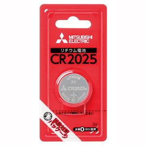 三菱 リチウムコイン電池×1個 MITSUBISHI CR2025 CR2025D/ 1BP 返品種...