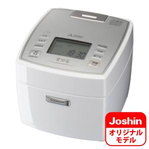 三菱 IHジャー炊飯器(1升炊き) ピュアホワイト MITSUBISHI NJ-VVC18のJoshinオリジナルモデル NJ-V18CJ-W 返品種別A｜joshin