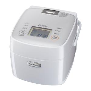 三菱 IHジャー炊飯器 月白 MITSUBISHI 備長炭 炭炊釜 NJ-SED06-W