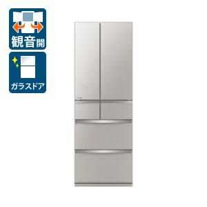 (標準設置 送料無料) 三菱 517L 6ドア冷蔵庫(グレイングレージュ) MITSUBISHI WXシリーズ MR-WX52G-C 返品種別A