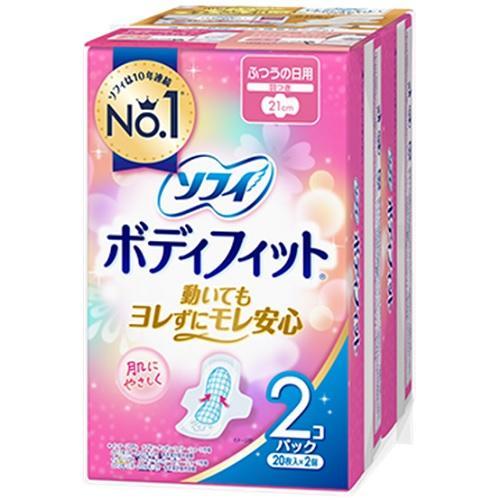 ソフィボディフィット ふつうの日用 羽つき 20枚×2個パック ユニ・チャーム 返品種別A