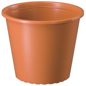 プラ鉢 5号(ブラウン) 大和プラスチック 返品種別A