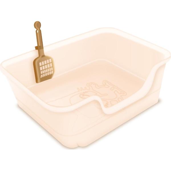 獣医師開発 ニオイをとる砂専用 猫トイレ 1個 ライオン 返品種別A