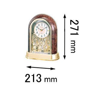 シチズン 置き時計パルドリームR656-23 4RY656-023