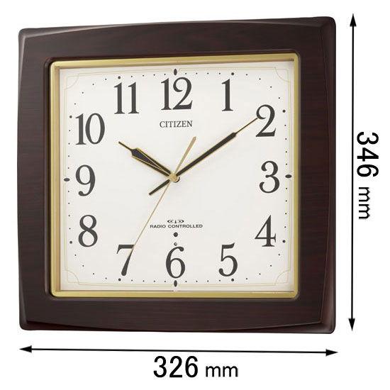 シチズン 電波掛け時計ネムリーナアスカ-06 8MY455-006 返品種別A