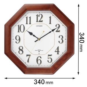 CITIZEN（シチズン） シチズン時計 電波木枠掛時計 4MY645-006