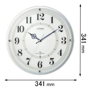 シチズン 電波掛け時計スリーウェイブ掛け時計 4MY859-003
