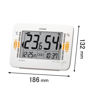 リズム 電波置き時計 8RZ232-003 返品種別A