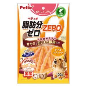 Petio おいしくスリム脂肪分ゼロ ダブルスティック ササミとおいも＆根菜入り 100g ペティオ 返品種別B｜Joshin web