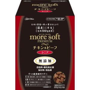 アドメイト more soft プレミアム チキン＆ビーフ シニア 600g ペティオ 