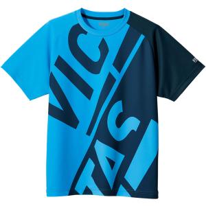 ヴィクタス 男女兼用 卓球用プラクティスシャツ VICTAS ブロック ロゴ ティー TSP-632102-5160-2XL