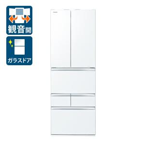 (標準設置 送料無料) 東芝 508L 6ドア冷蔵庫(クリアグレインホワイト) TOSHIBA VEGETA FZシリーズ GR-T510FZ-UW 返品種別A