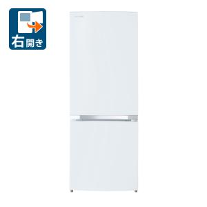 (標準設置 送料無料) 東芝 153L 2ドア冷蔵庫(セミマットホワイト)(右開き) TOSHIBA BSシリーズ GR-S15BS(W) 一人暮らし 返品種別A