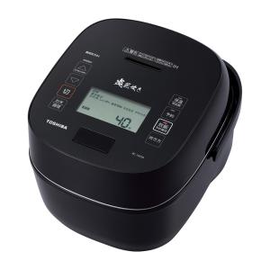 東芝 真空圧力IHジャー炊飯器(5.5合炊き)グランブラック TOSHIBA 炎 匠炊き RC-10VSR-K 返品種別A