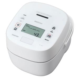 東芝 真空圧力IHジャー炊飯器(5.5合炊き) ホワイト TOSHIBA 炎匠炊き RC-10VSP-W 返品種別A