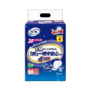 リフレ お肌のことを考えた1枚で一晩中安心パッド 4回吸収 ( 42枚入