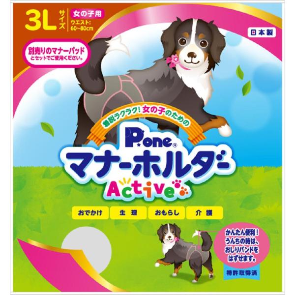 P.one 女の子のためのマナーホルダーActive 3Lサイズ 第一衛材 返品種別B