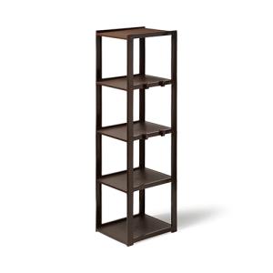 吉川国工業所 シューズラック CUBE 5段(幅23.8×奥28.5×高93cm)ブラック