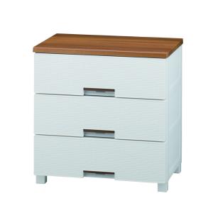 天馬 フィッツプラスメッシュ 幅65cm 3段 テンマ Fits 幅65×奥行41×高さ66cm チェスト タンス 完成品 FM6503/ WH