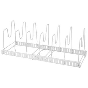 天馬 ファビエ 伸縮式フライパン＆鍋ブタスタンド (ホワイト) FAVIE シンシユクフライパンフタスタンドWH 返品種別A