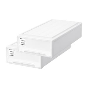 【4個セット】フィッツケース スリム 39×74×18cm カプチーノ Amazon｜2個セット 天馬 Fits フィッツケース スリムボックス74