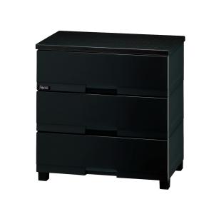 天馬 フィッツプラスプレミアム 幅65cm 3段 テンマ Fits 幅65×奥行41×高さ66cm チェスト タンス 完成品 FP6503/ BK