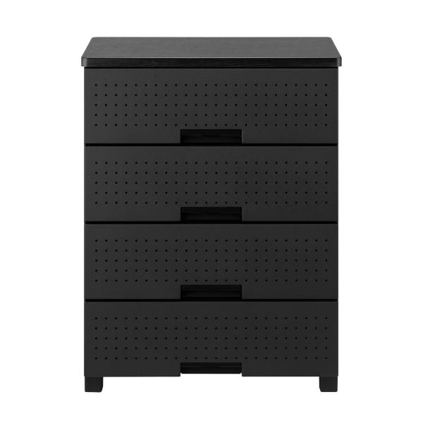 天馬 フィッツプラス デコ 幅65cm 4段(ブラック) テンマ Fits 最大外寸(約)：幅65×...