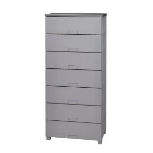 天馬 フィッツチェストフルフラット6507 7段(グレー) Fitsチェスト FCH-F6507GR...