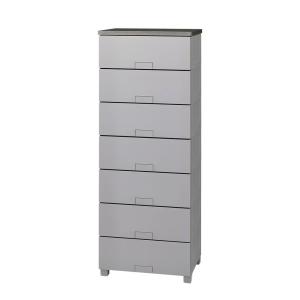 天馬 フィッツチェストフルフラット5507 7段(グレー) Fitsチェスト FCH-F5507GR 返品種別A