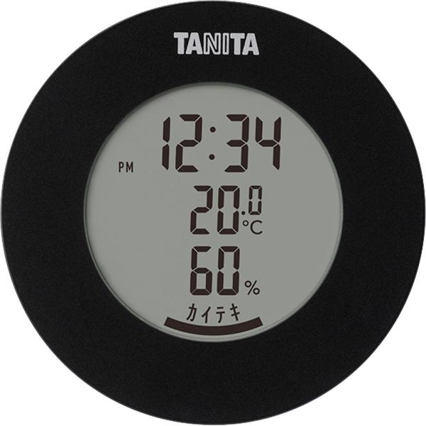 タニタ デジタル温湿度計(ブラック) TANITA TT-585-BK 返品種別A