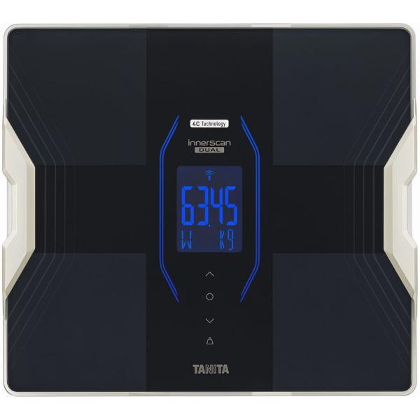 タニタ 体組成計(メタリックブラック) TANITA インナースキャンデュアル RD-917L-BK...
