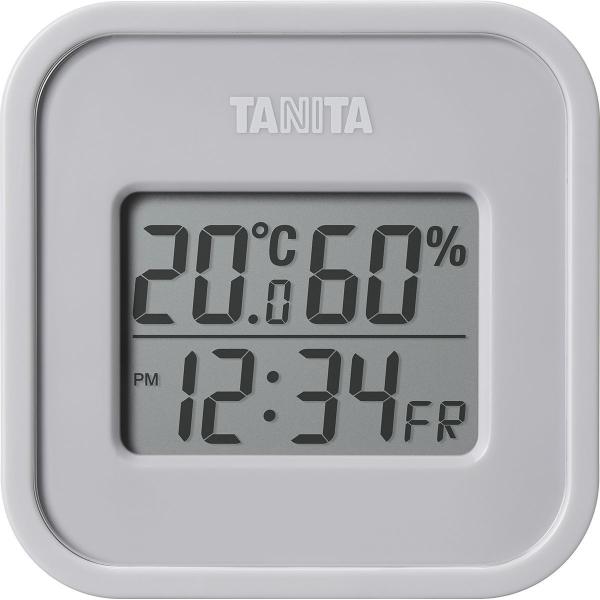 タニタ デジタル温湿度計(ウォームグレー) TANITA TT-588-GY 返品種別A