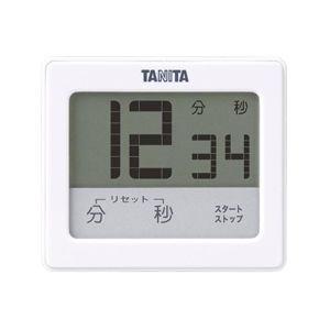 タニタ デジタルタイマー ホワイト TANITA 防水タッチパネルタイマー TD-414-WH 返品種別A